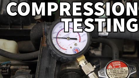 define compression test|check compression on engine.